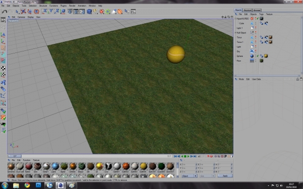 Creation of Tennis Racket: Step 1