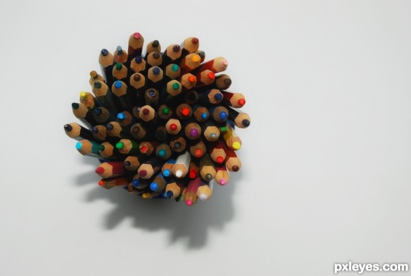 pencil sculpture