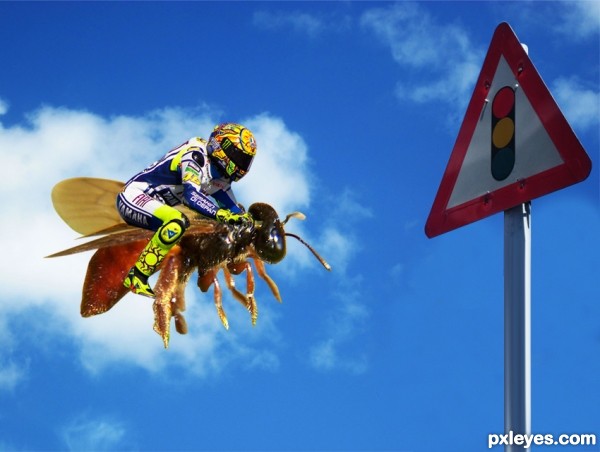 Creation of valentino bee : Step 4