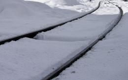 Snowy rail