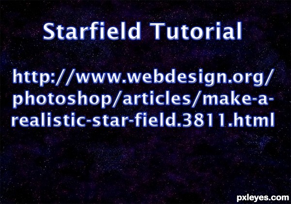 Creation of Star Travellers: Step 1