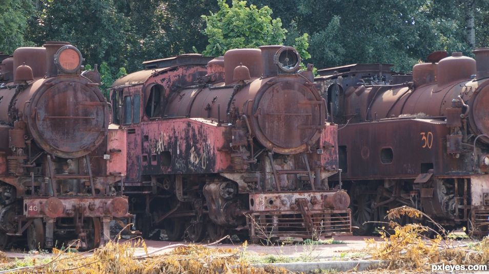 trains cemetery