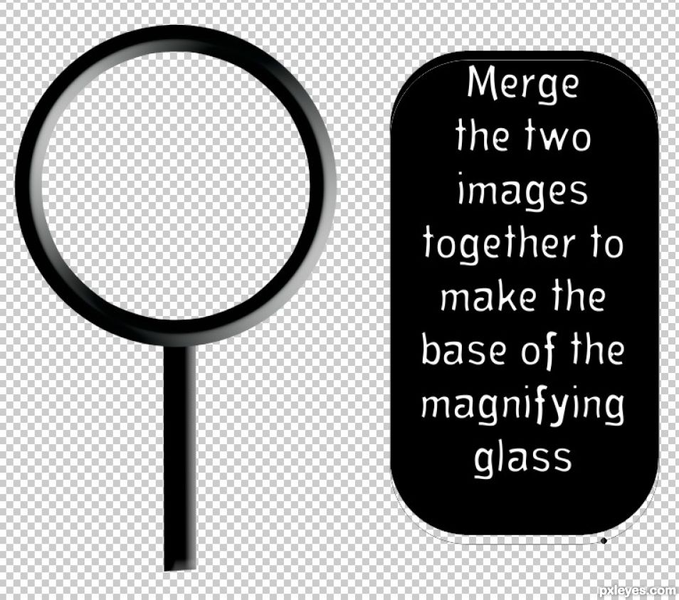 Creation of The Lens Transparent: Step 2