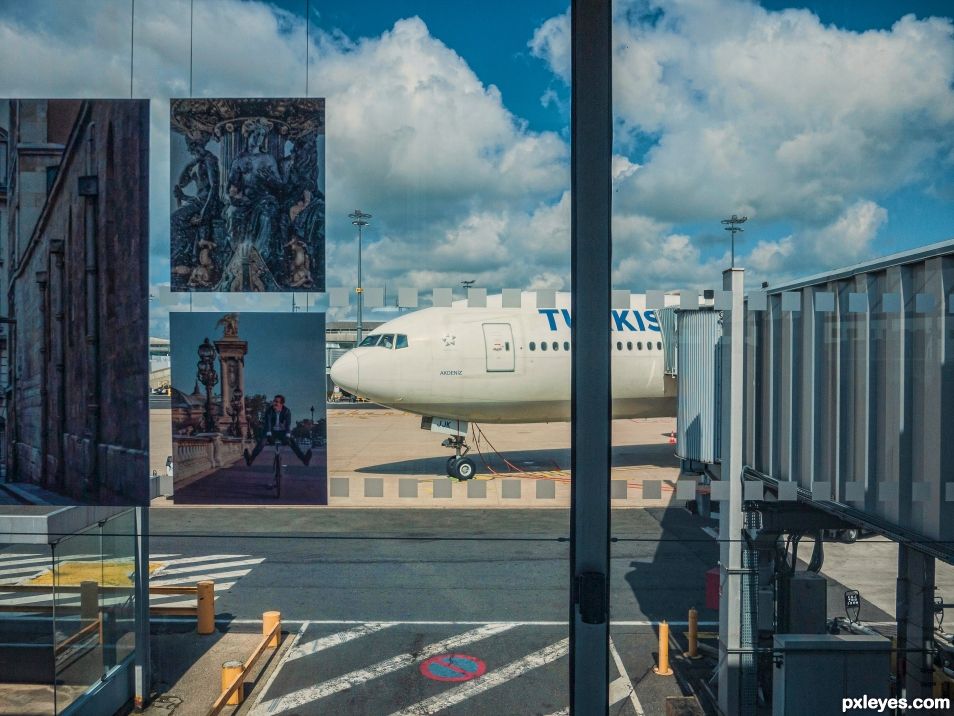 Exhibition at the airport