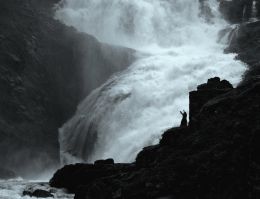 Kjosfossen Waterfall,  Norway