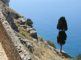 At the slopes of Nafplion castle