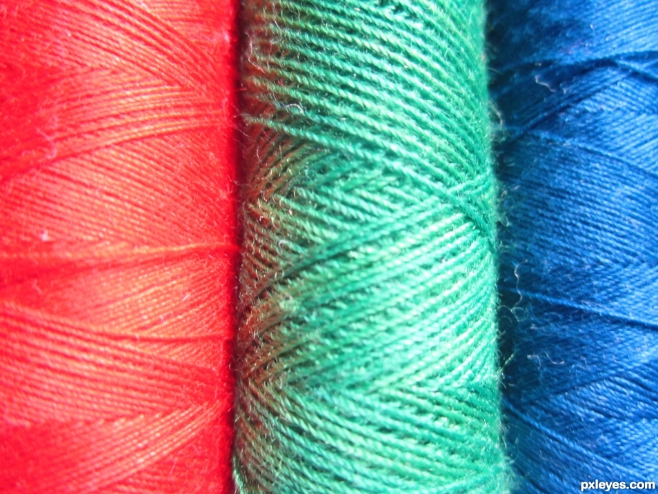 RGB sewing threads