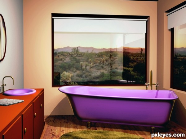 Contemporary Cowboy Bath