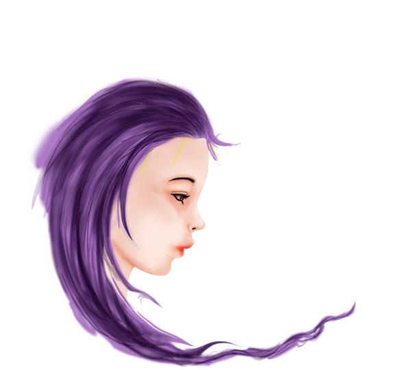 Creation of Flower girl: Step 5
