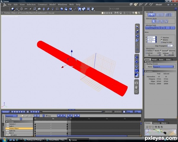 Creation of Light At The End Of The Tunnel: Step 2