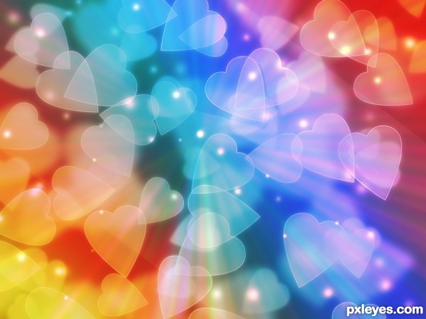 Creation of Heart Bokeh: Final Result