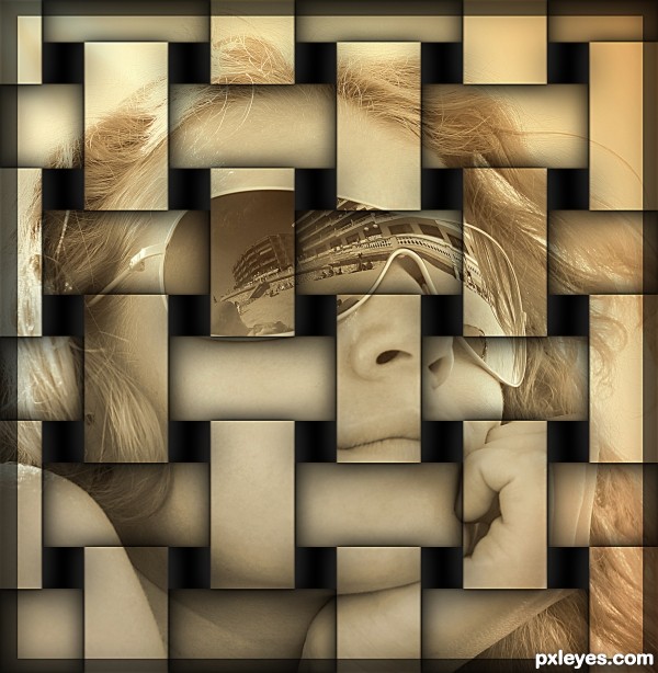 Interweaving Photo Strips