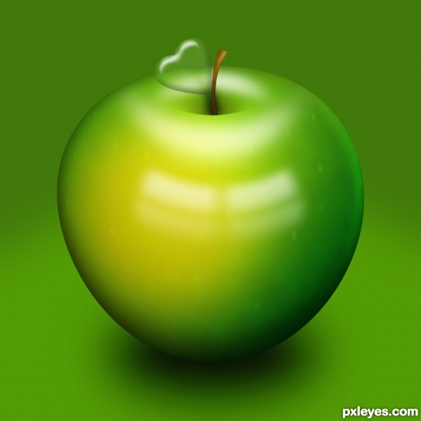 Creation of My Little Green Apple: Final Result