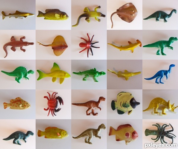 plastic animals