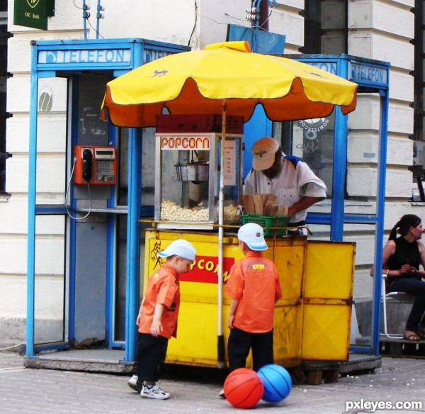 Popcorn for two!