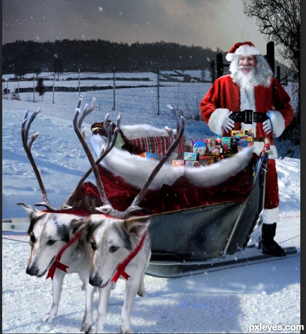 Creation of Santa's Reindeer Wannabes: Step 6