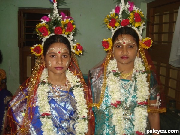 Two sister getting married