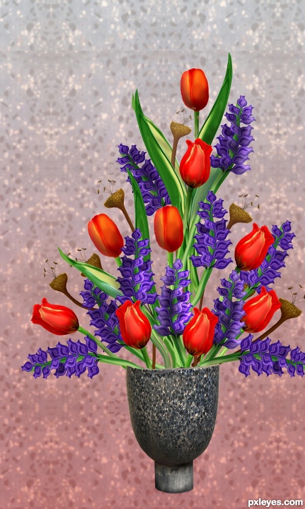 Creation of Thoughts of Spring: Step 9