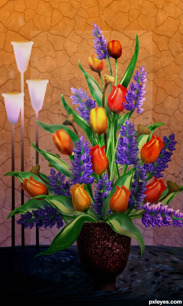 Creation of Thoughts of Spring: Step 13