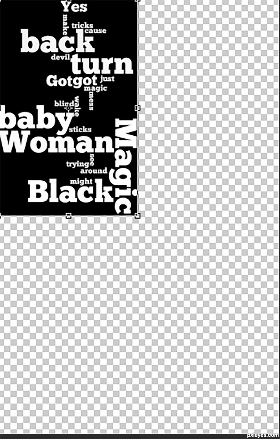 Creation of Black Magic Woman : Step 3