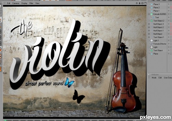 Creation of The Violin: Step 3