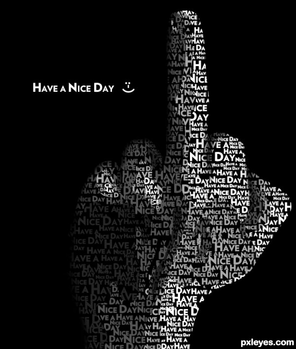 Creation of Have a Nice Day :-): Final Result