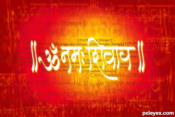 Creation of ||Om Namaha: Shivaya||: Step 6