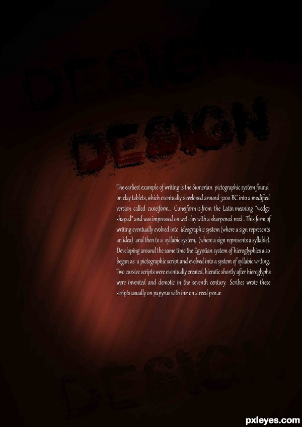 Creation of Typo Design : Step 3