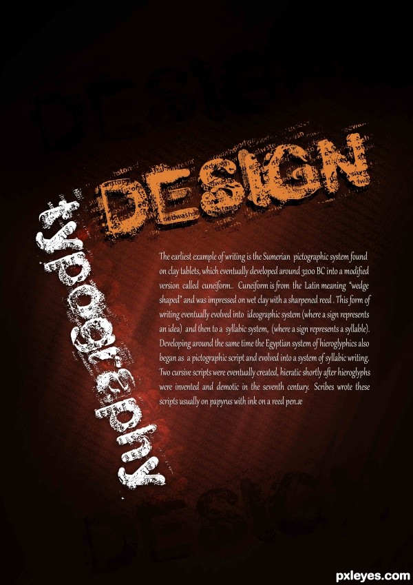 Creation of Typo Design : Step 4