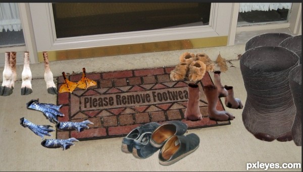 Creation of The Welcome Mat: Step 6
