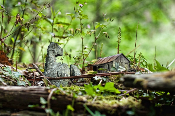 Creation of Tiny wood cutters house: Step 2