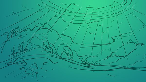 Creation of lonely octopus: Step 1