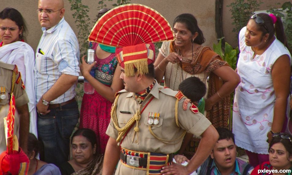 Wagah border ceremony