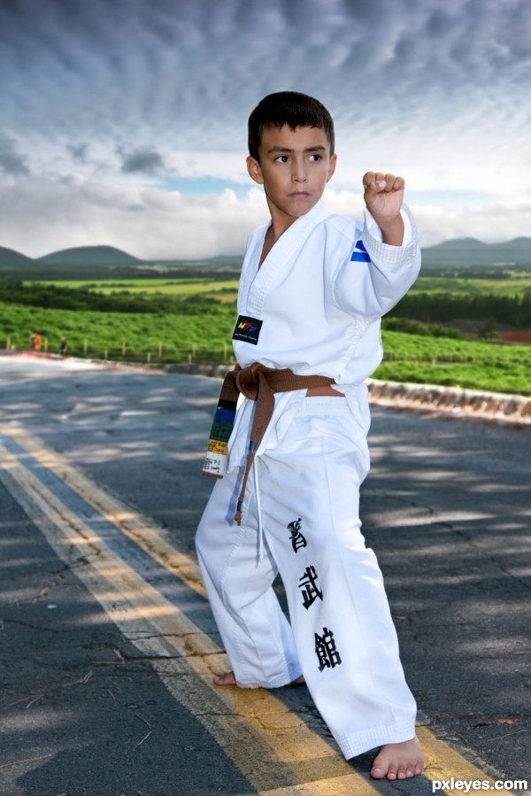 Brown Belt photoshop picture