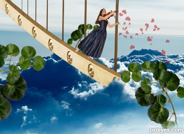 Creation of art of love: Step 3