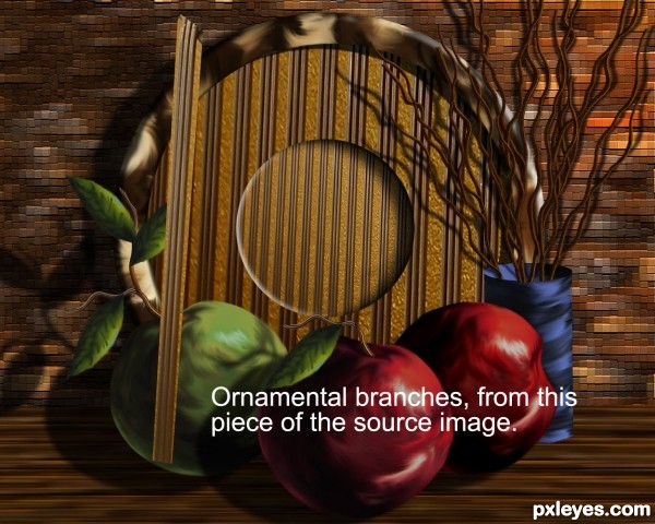 Creation of Still Life With Apples: Step 19