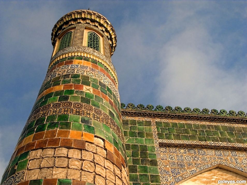 Turret, Mosque