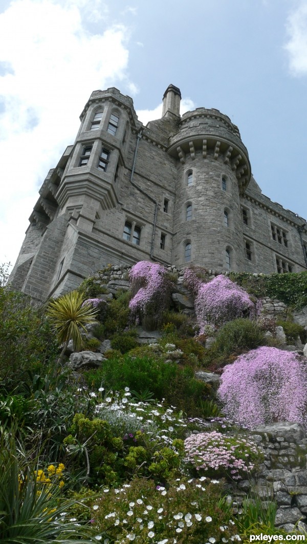 St Michaels Mount photoshop picture)