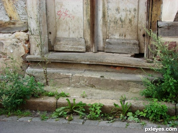 abandoned entrance