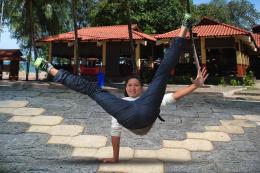 dancer at street performance