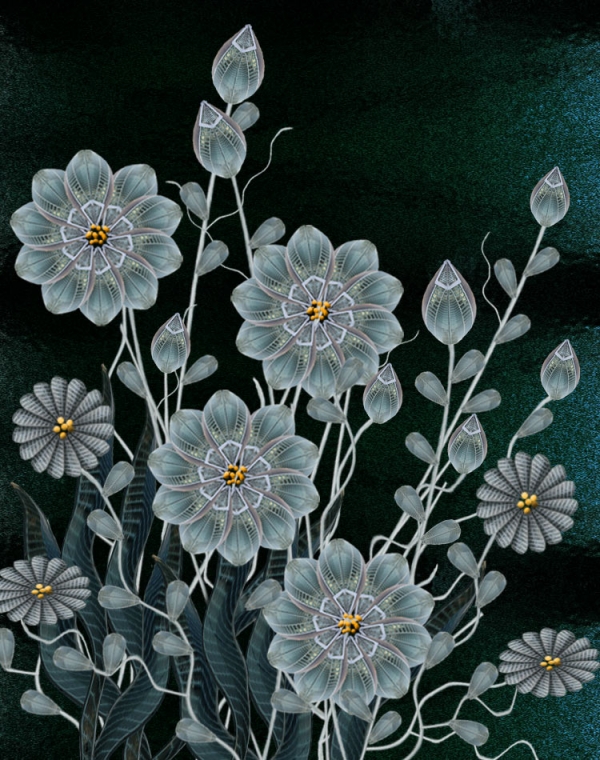 Creation of Flowers: Step 8
