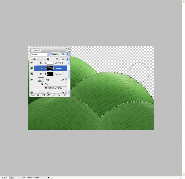 Creation of Up and Away: Step 7