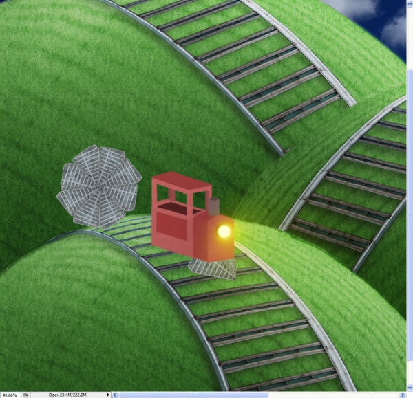 Creation of Up and Away: Step 17