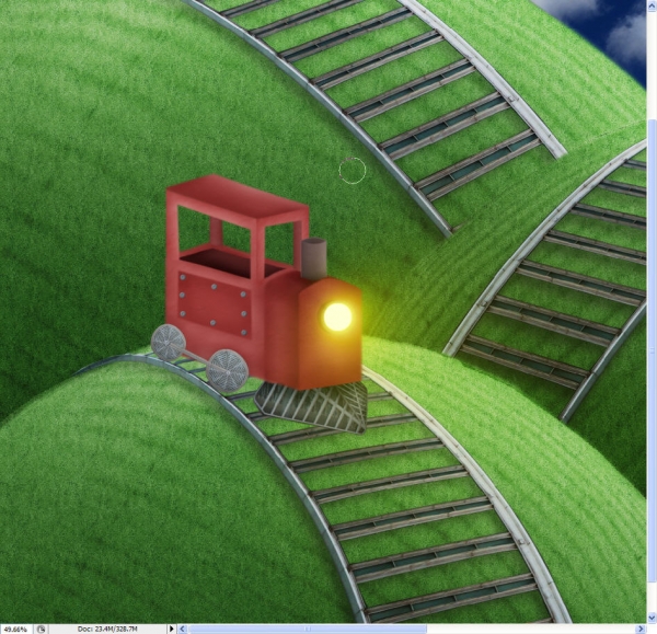 Creation of Up and Away: Step 20