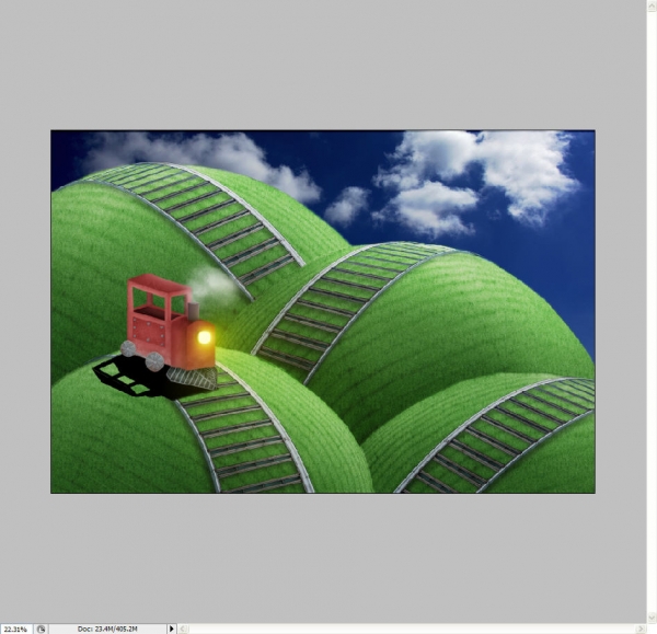 Creation of Up and Away: Step 22