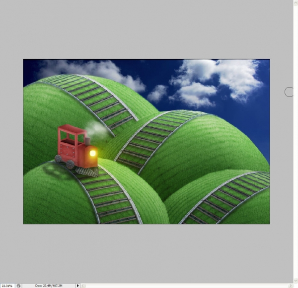 Creation of Up and Away: Step 23