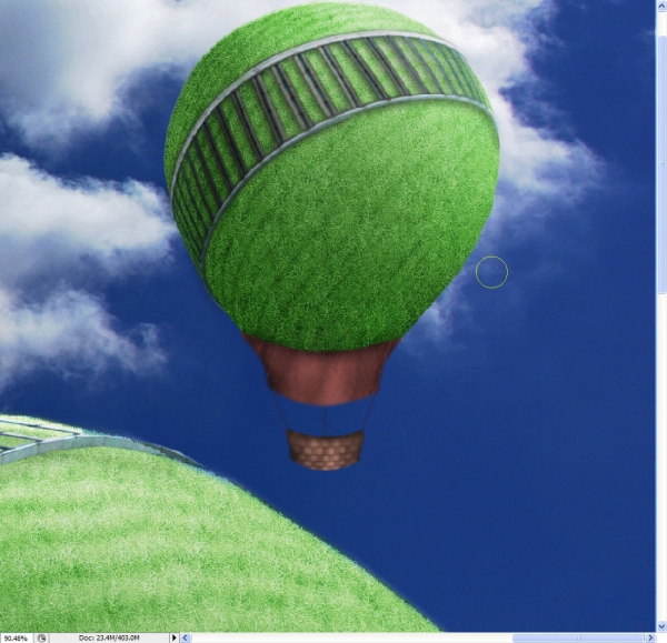 Creation of Up and Away: Step 31