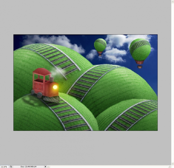 Creation of Up and Away: Step 33