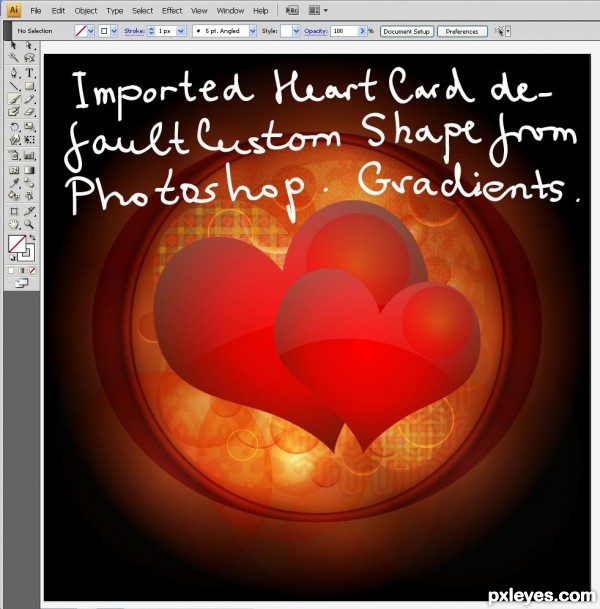 Creation of Two Hearts: Step 4