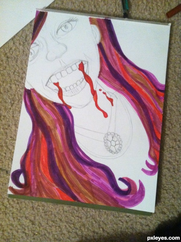 Creation of Glamour, Glitz, and Gore: Step 2